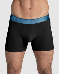 074 Black with Blue Elastic