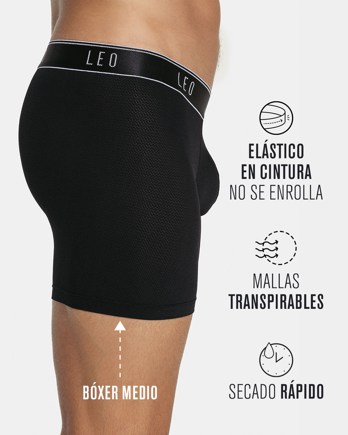 3-Pack Ultra-Light Boxer Briefs with Ergonomic Pouch