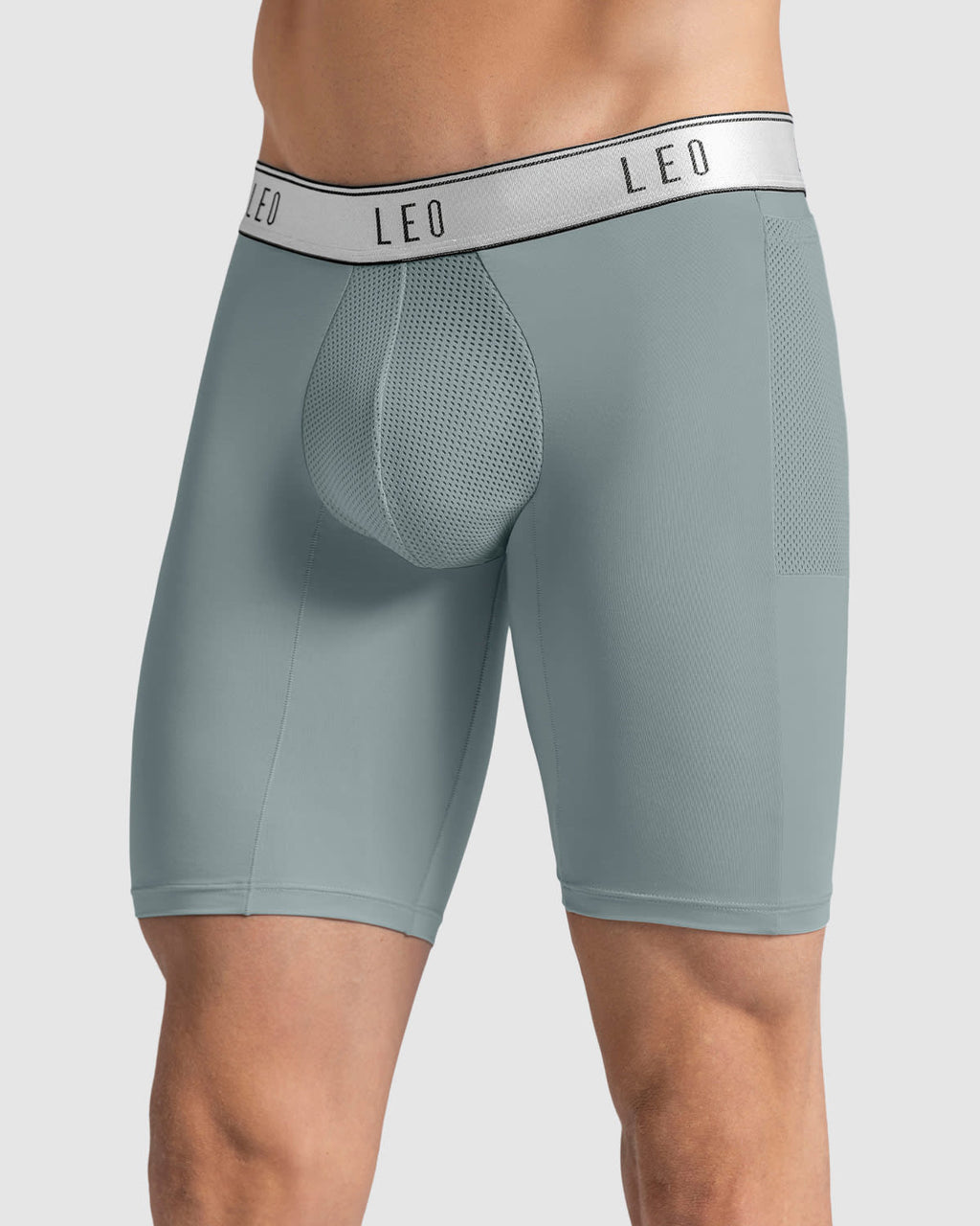 Long Athletic Boxer Brief with Side Pocket