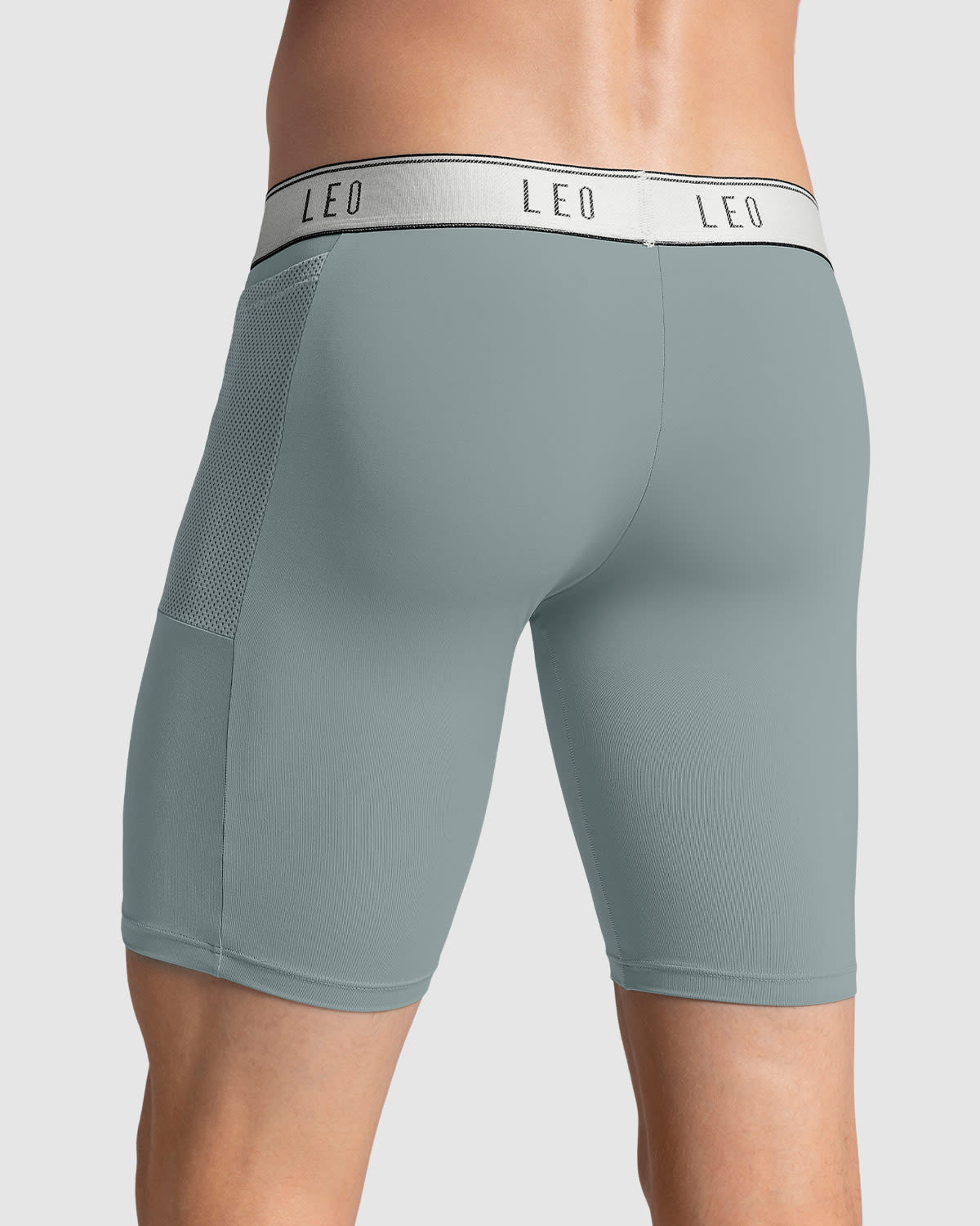 Long Athletic Boxer Brief with Side Pocket