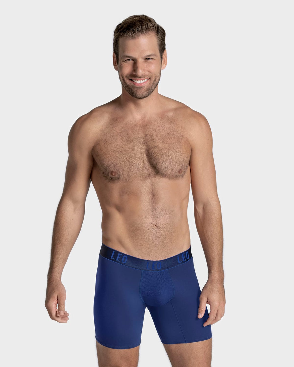 Long Athletic Boxer Brief with Side Pocket