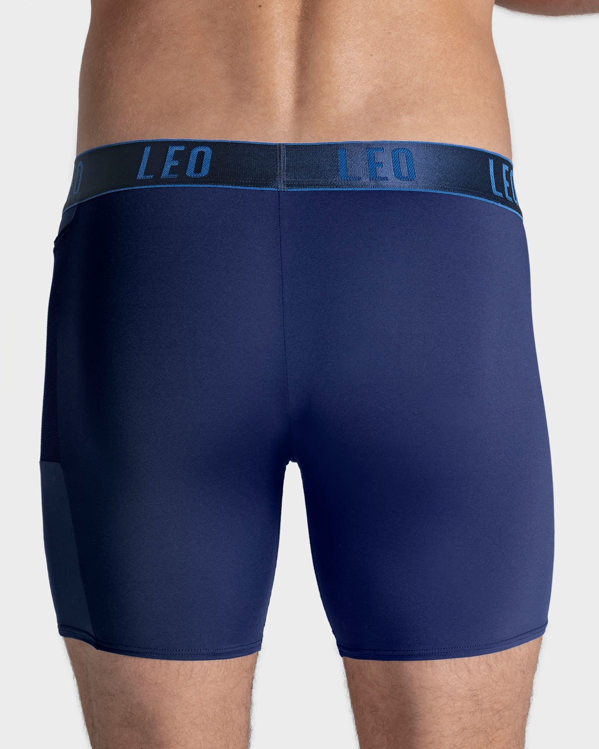Long Athletic Boxer Brief with Side Pocket