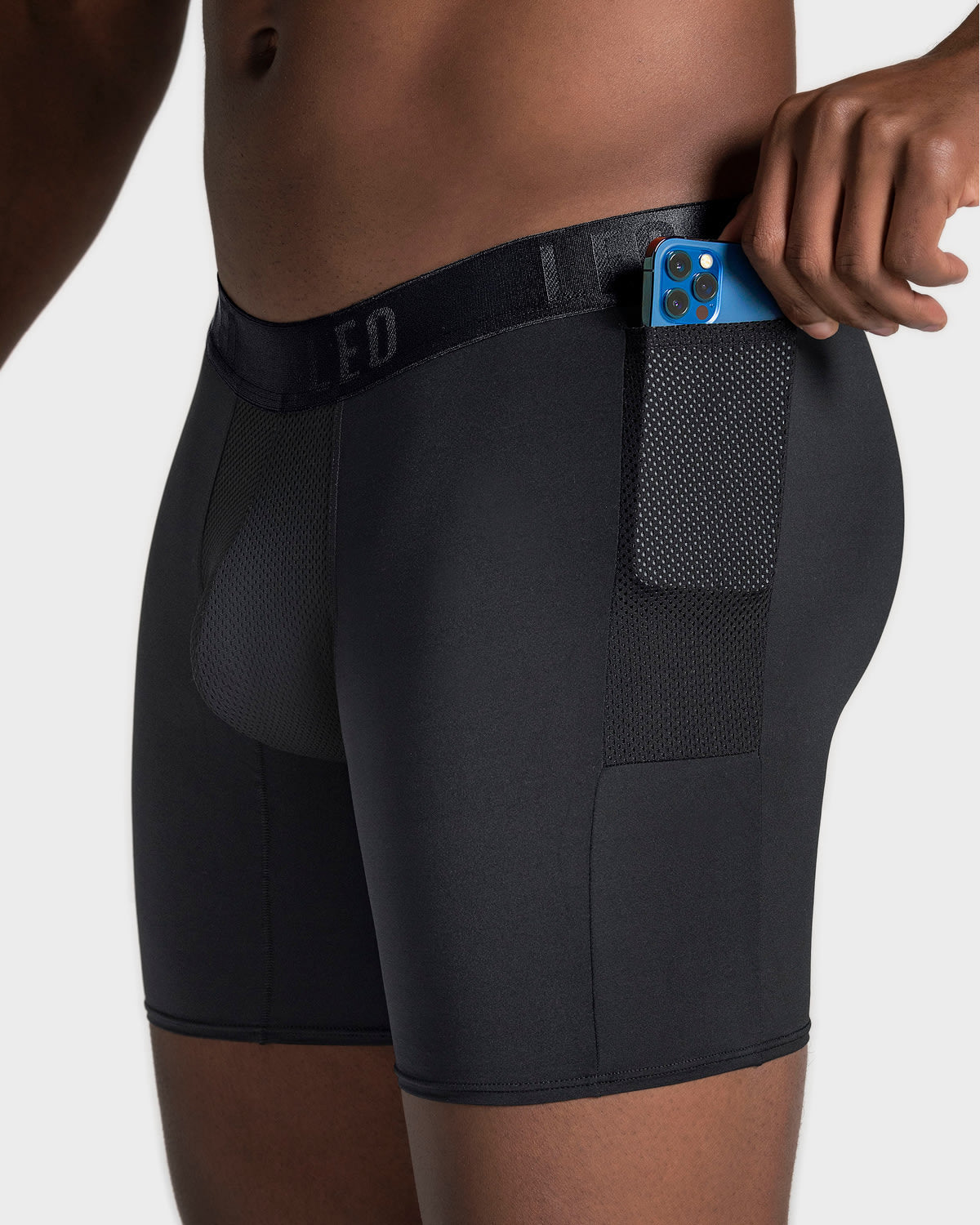 3-Pack Long Athletic Boxer Briefs