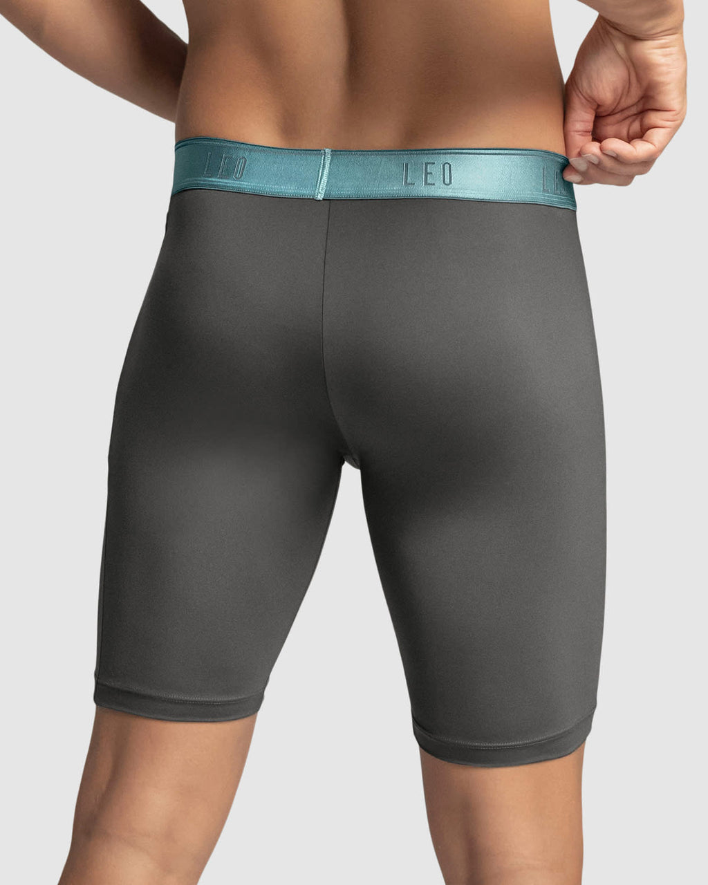 Long Athletic Boxer Brief with Side Pocket