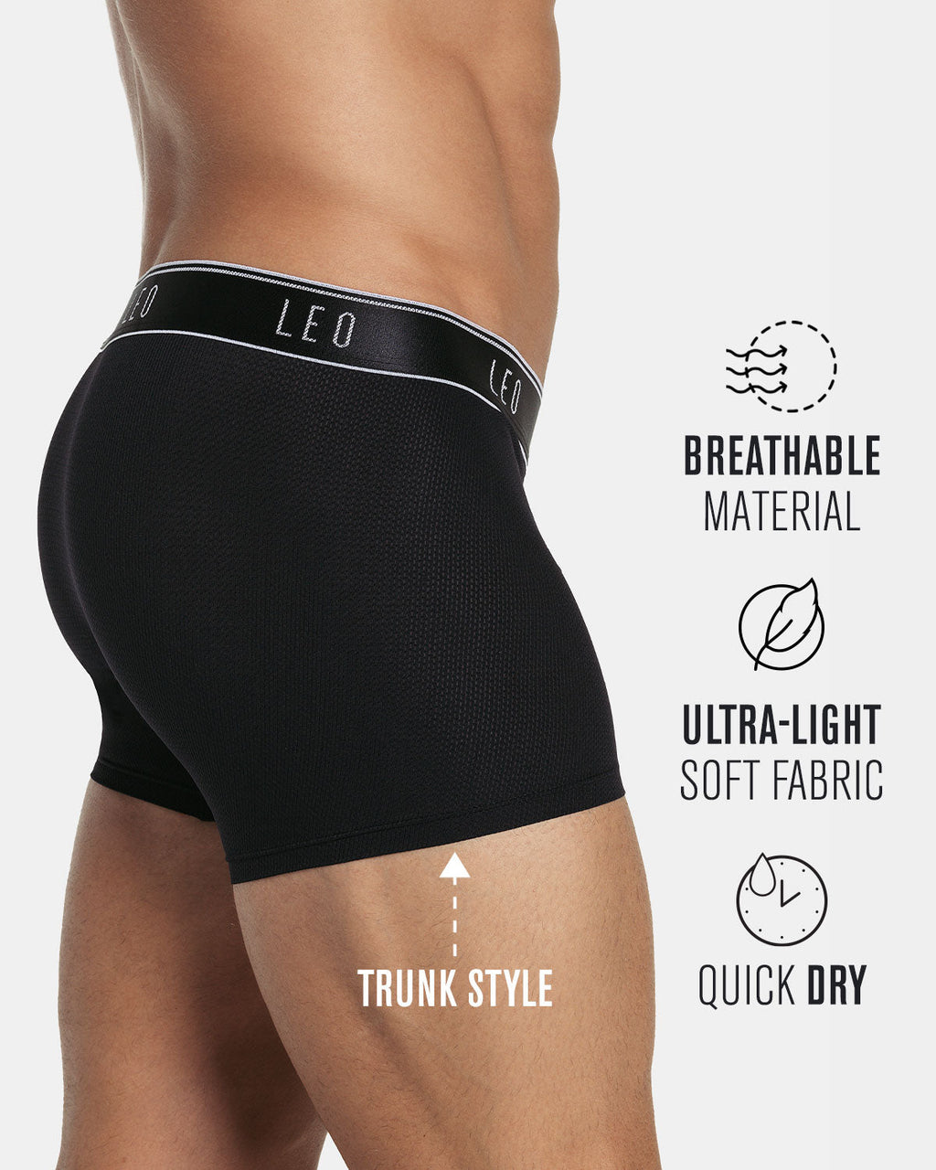 Ultra-Light Trunk with Ergonomic Pouch