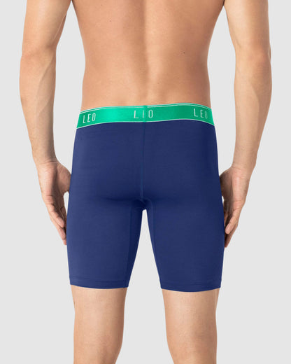 Microfiber Long Boxer Brief with Ergonomic Pouch