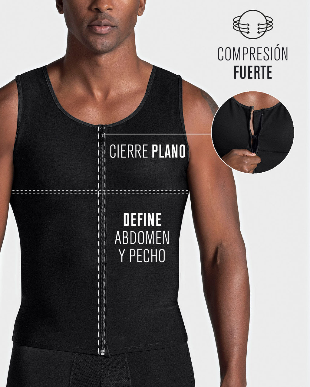 Firm Compression Vest with Back Support