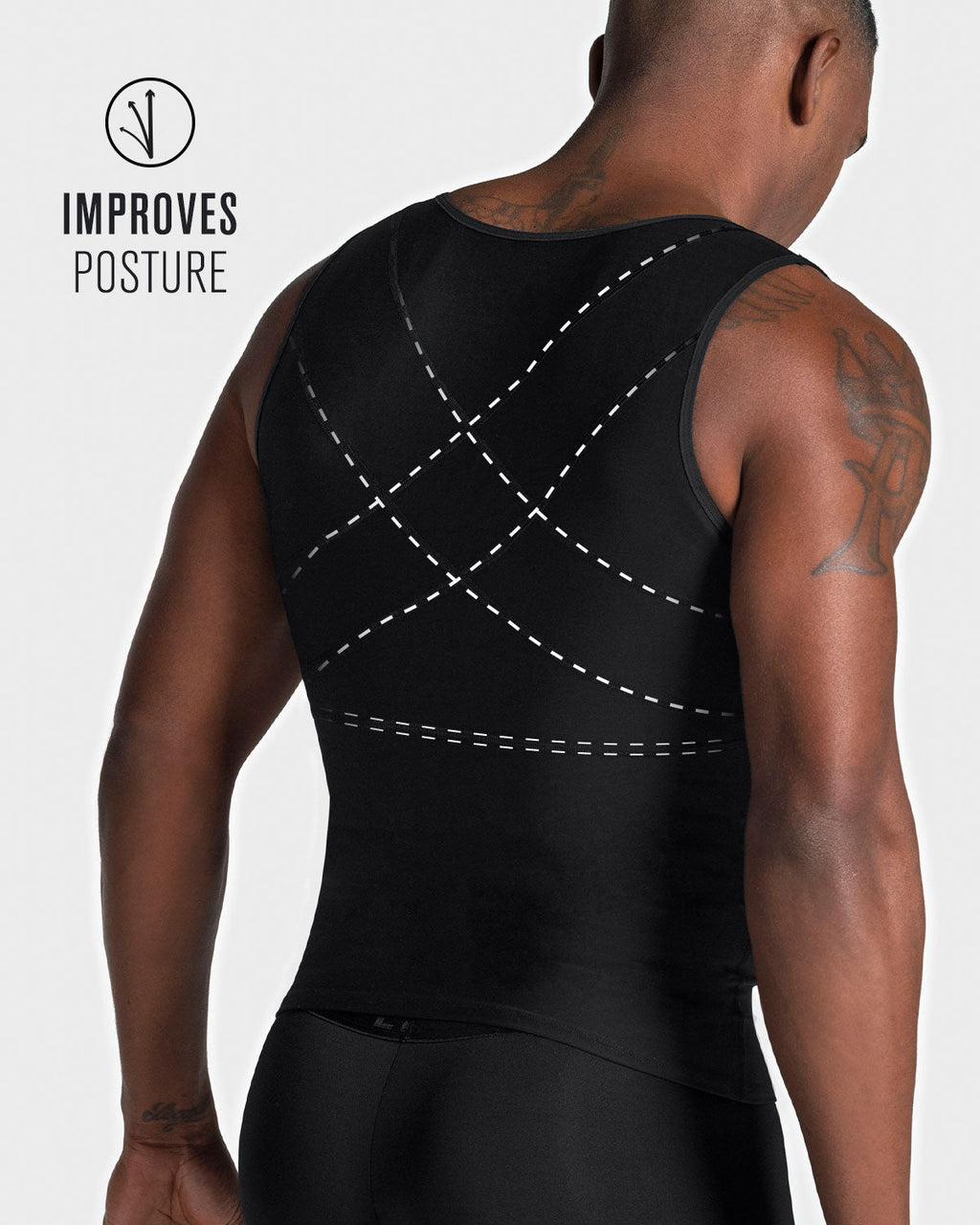 Firm Compression Vest with Back Support