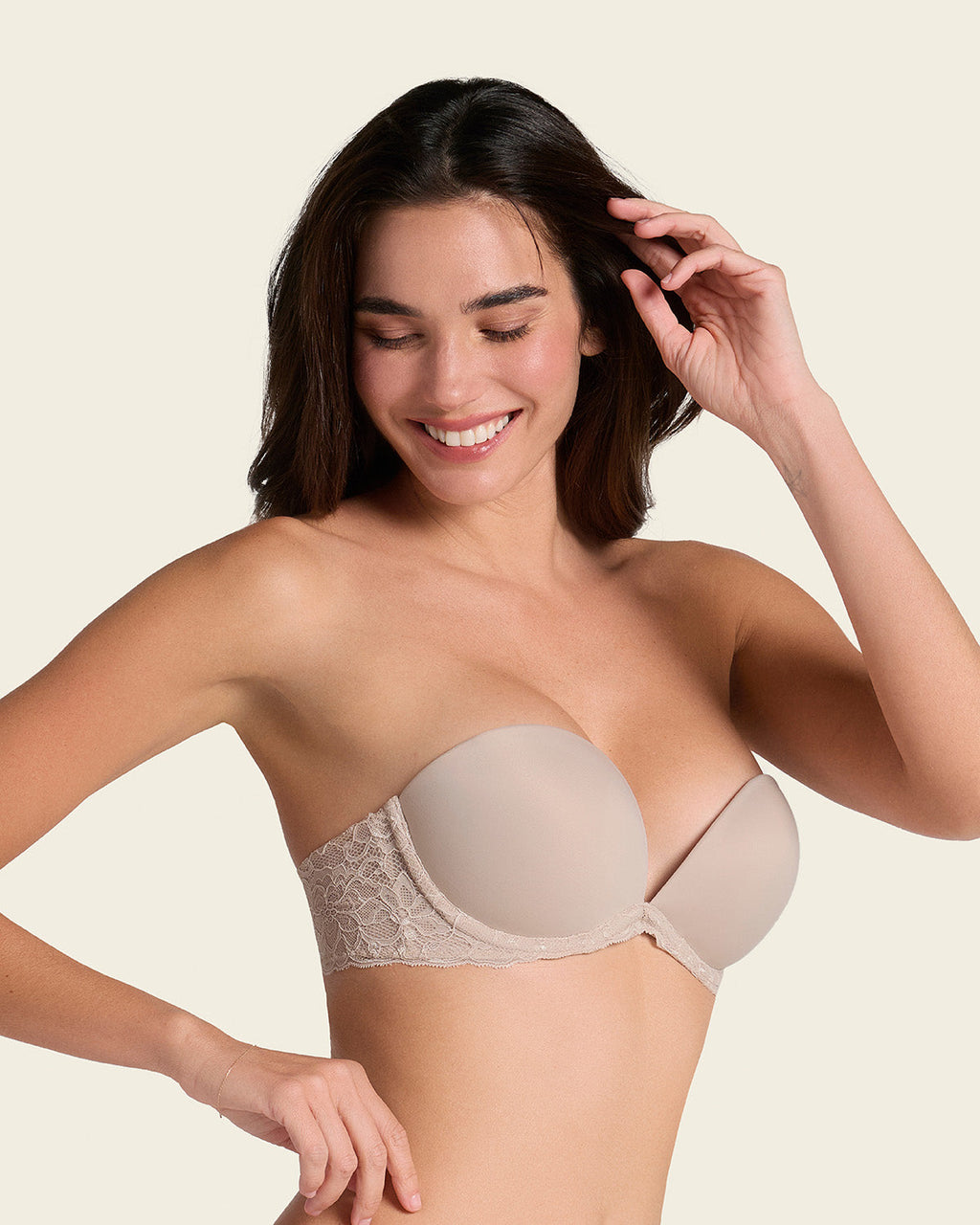The 3D Bra: Triple Push-Up Plunge Bra