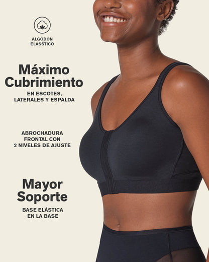 Stretch Cotton Wireless Posture Corrector Bra