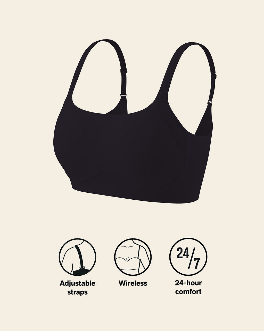 2-Pack Everyday Wireless Support Bras