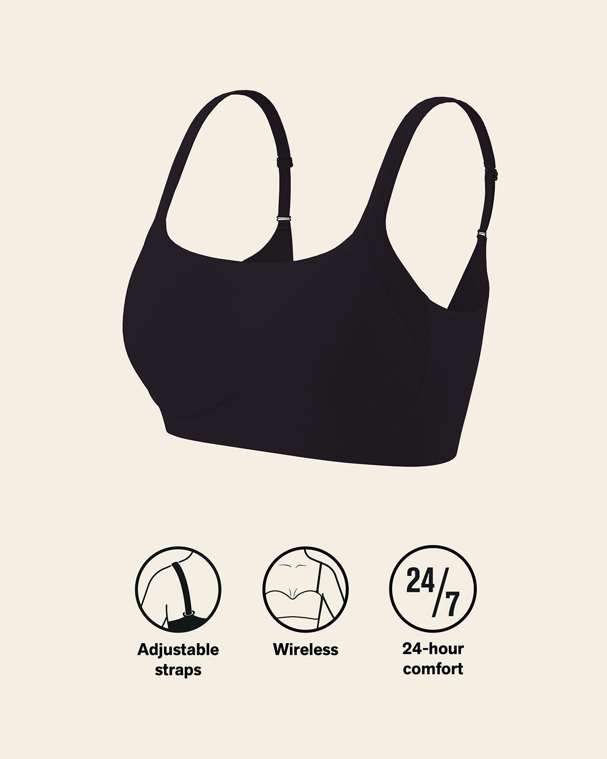 2-Pack Everyday Wireless Support Bras