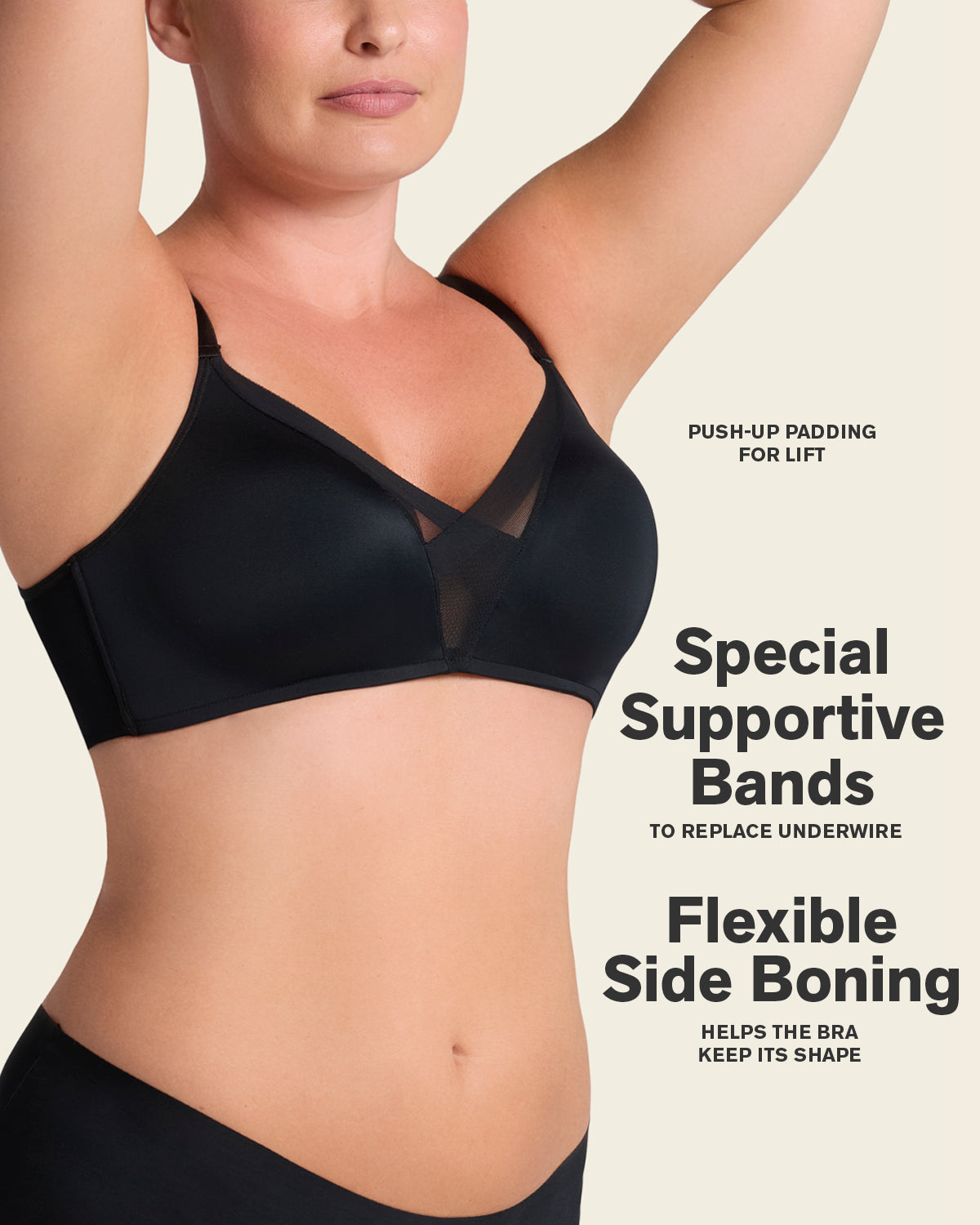 ComfortFit & Truly Undetectable in Black
