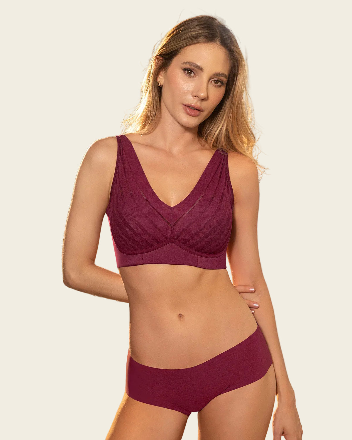 Lace Wireless Support Bra
