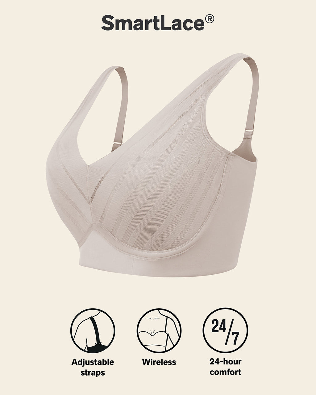 Daily Bra & UltraStripe Undetectable in Nude