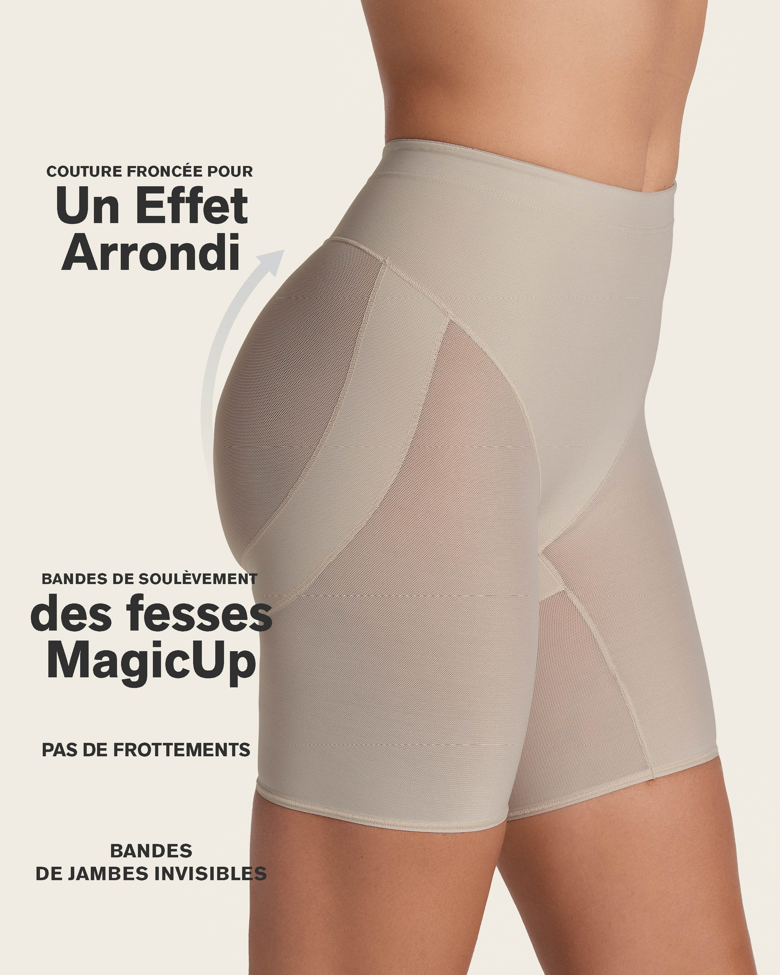 Firm Compression Butt Lifter Shaper Short