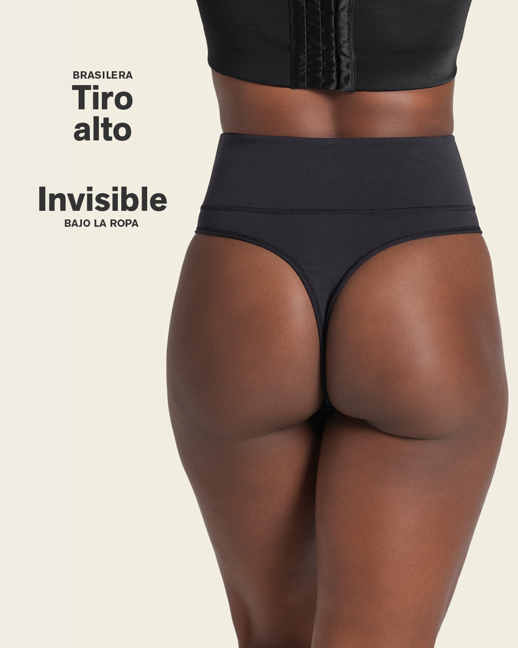 High-Waisted Seamless Moderate Shaper Thong Panty