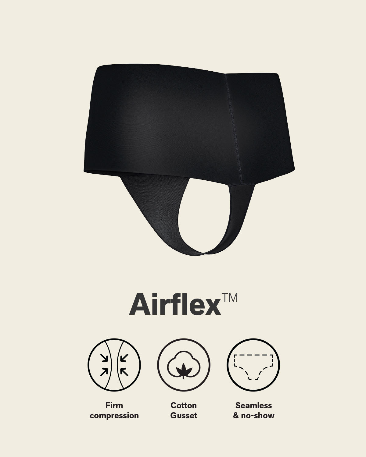 3-Pack High-Tech High-Waisted Sculpting Thongs