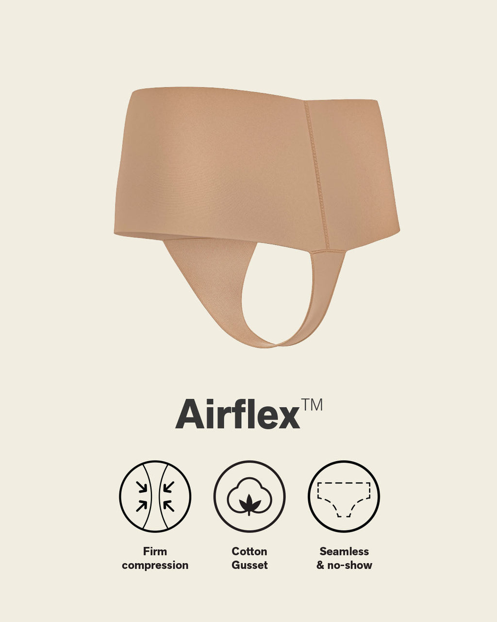 3-Pack High-Tech High-Waisted Sculpting Thongs