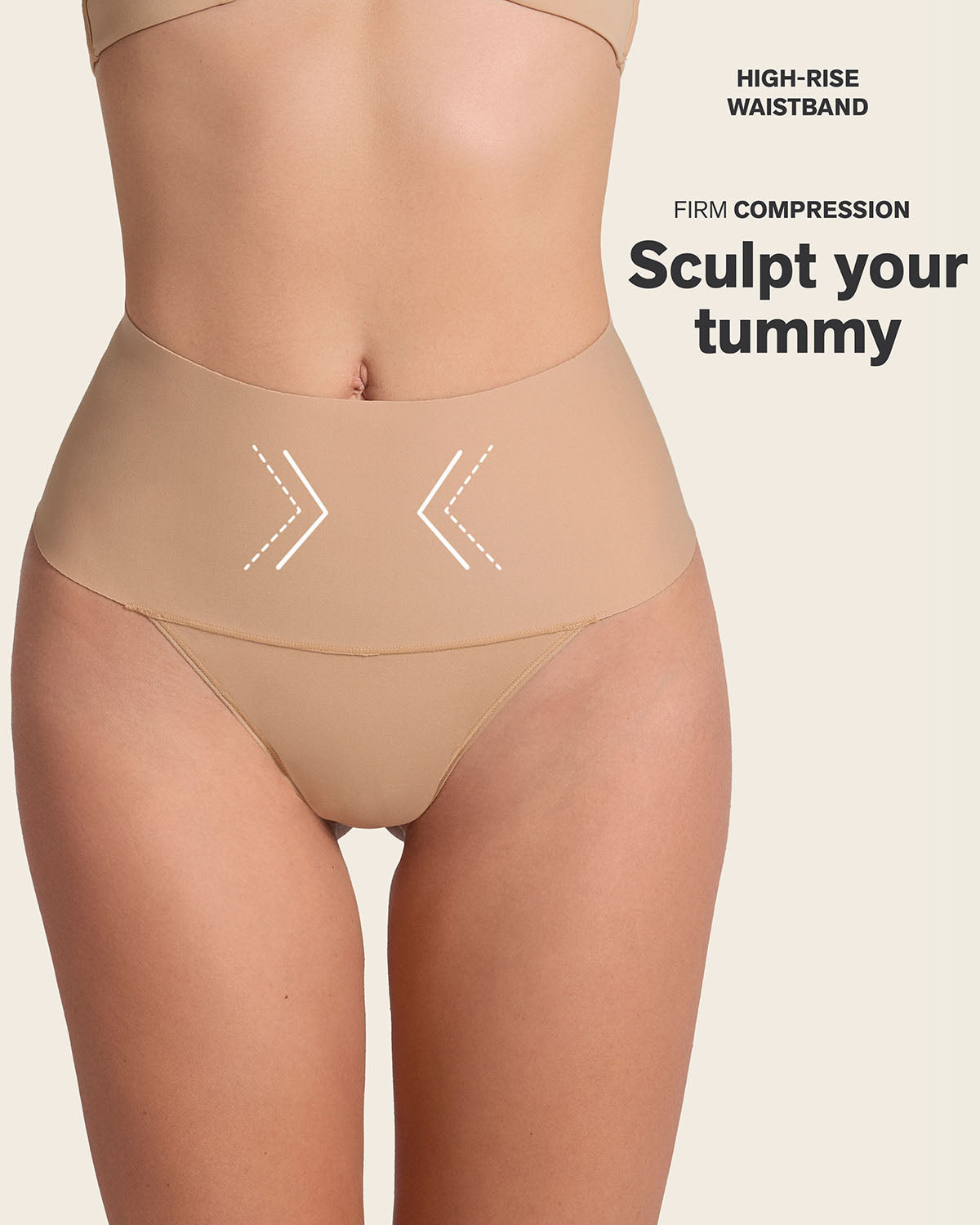 2-Pack FusedContour High-Tech High-Waisted Sculpting Thongs