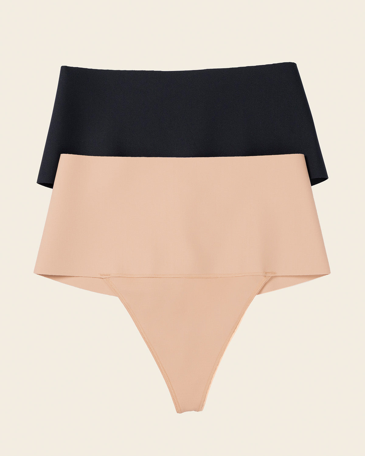 2-Pack FusedContour High-Tech High-Waisted Sculpting Thongs