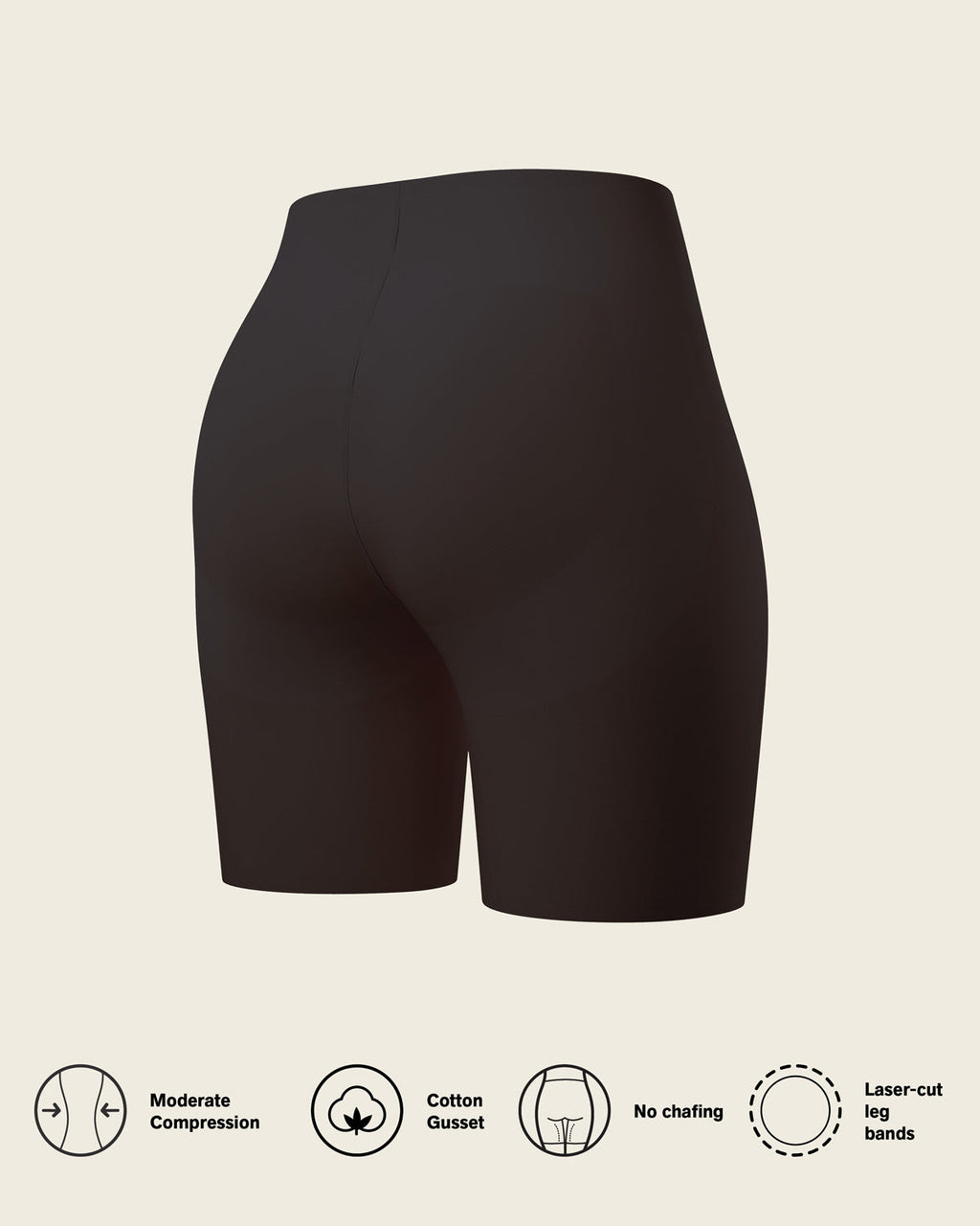 Seamless Butt Lifter Shaper Short