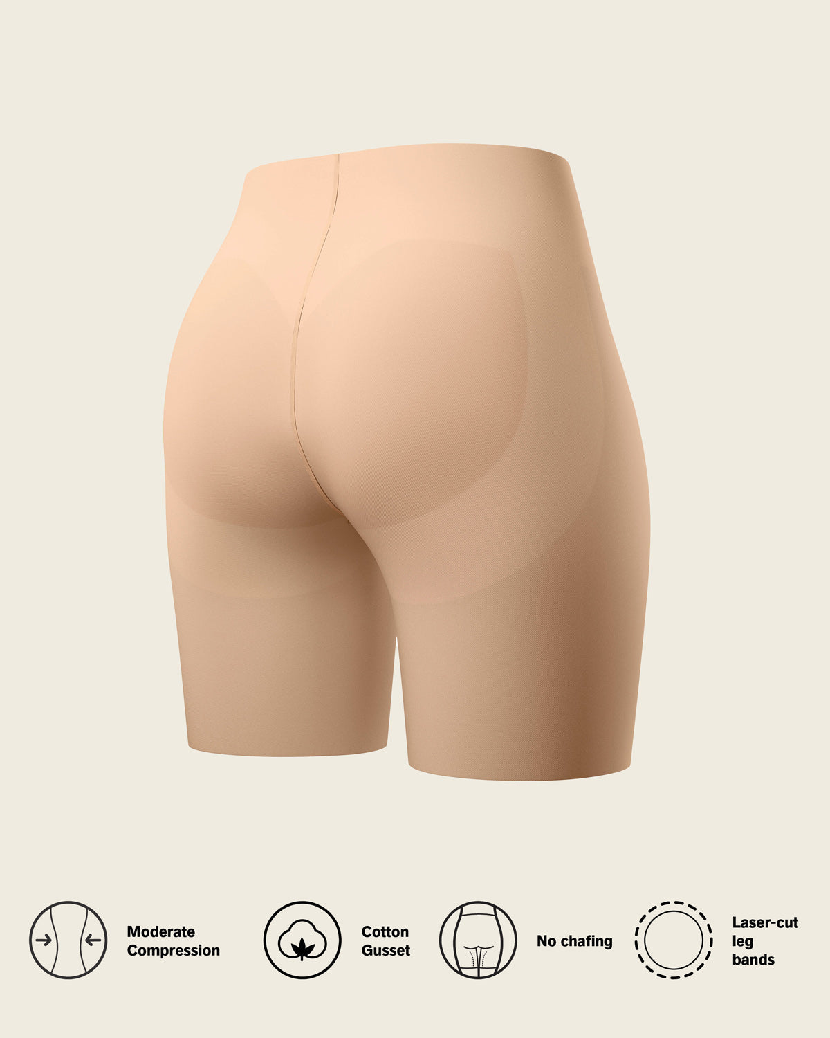 Seamless Butt Lifter Shaper Short