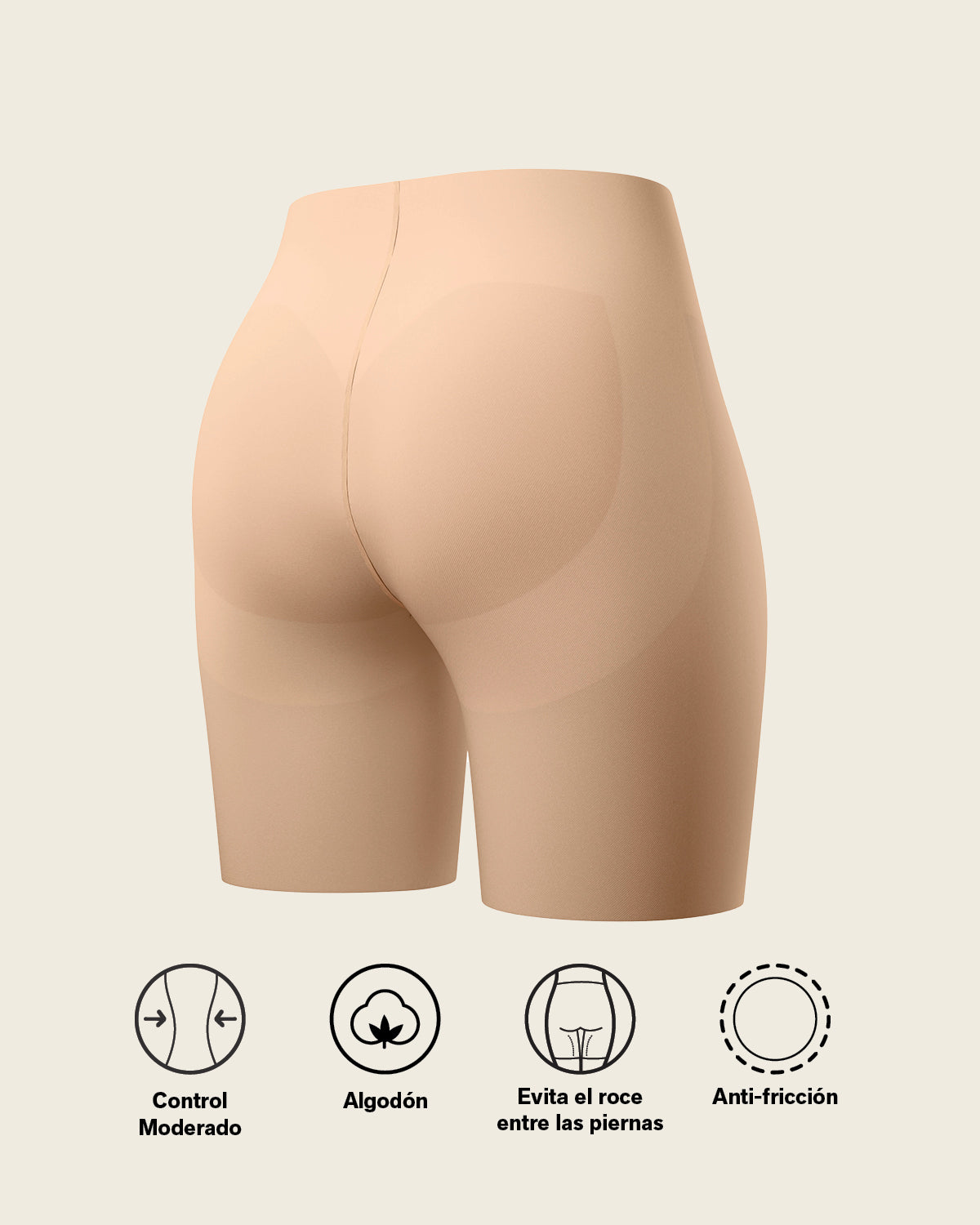 Seamless Butt Lifter Shaper Short