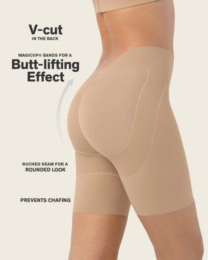 Undetectable Backless Moderate Shaper Short