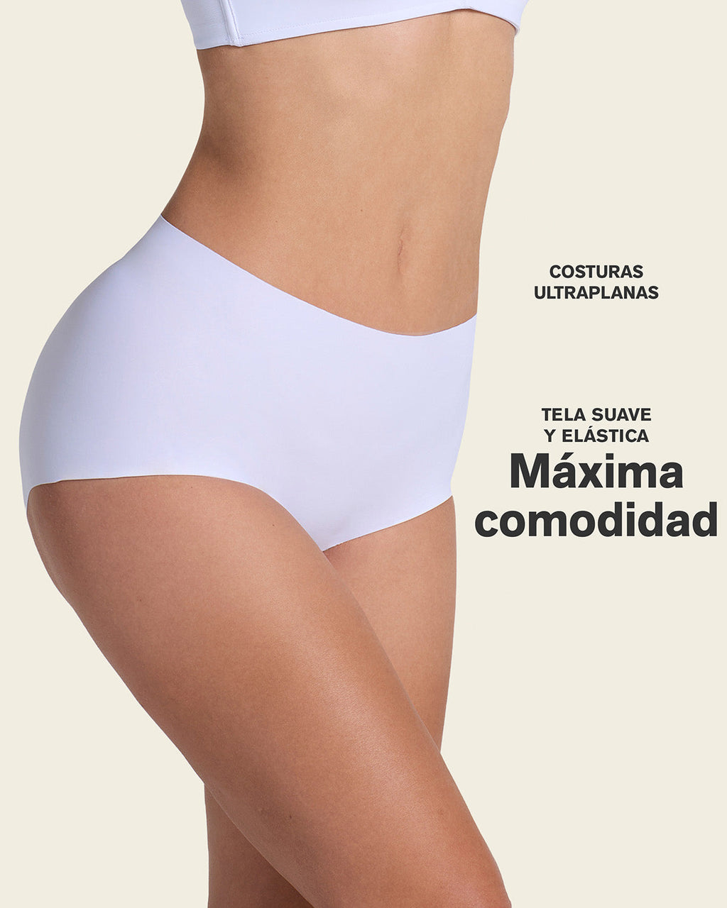 Mostly Covered Invisible Microfiber Boyshort Panty