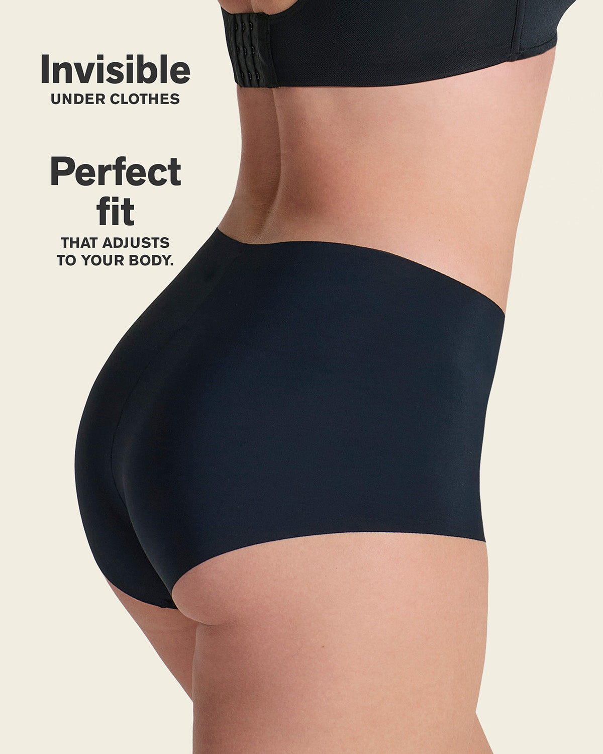 Mostly Covered Invisible Microfiber Boyshort Panty