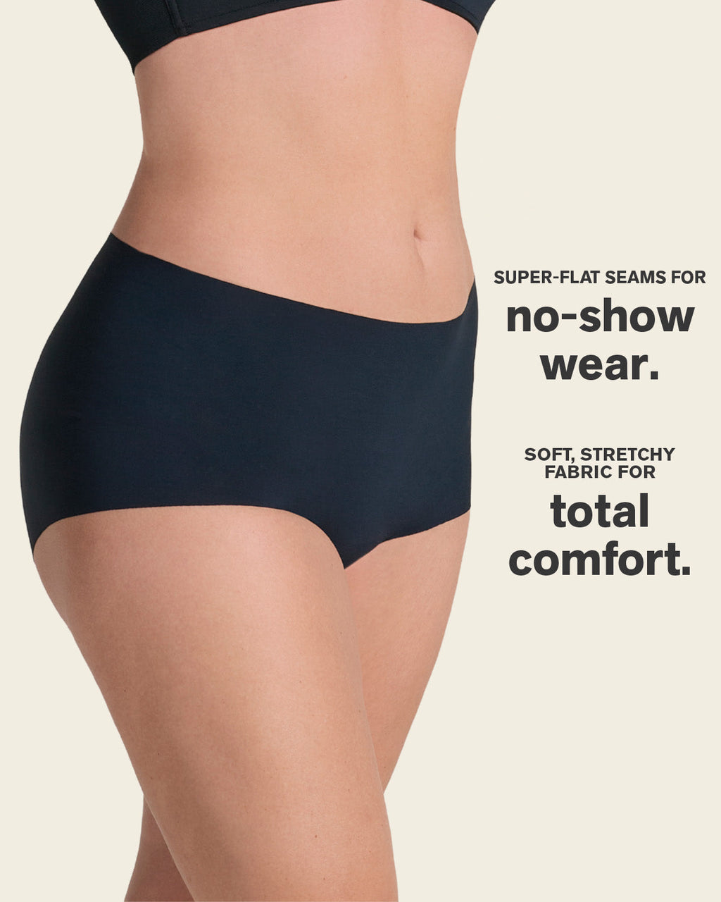 Mostly Covered Invisible Microfiber Boyshort Panty
