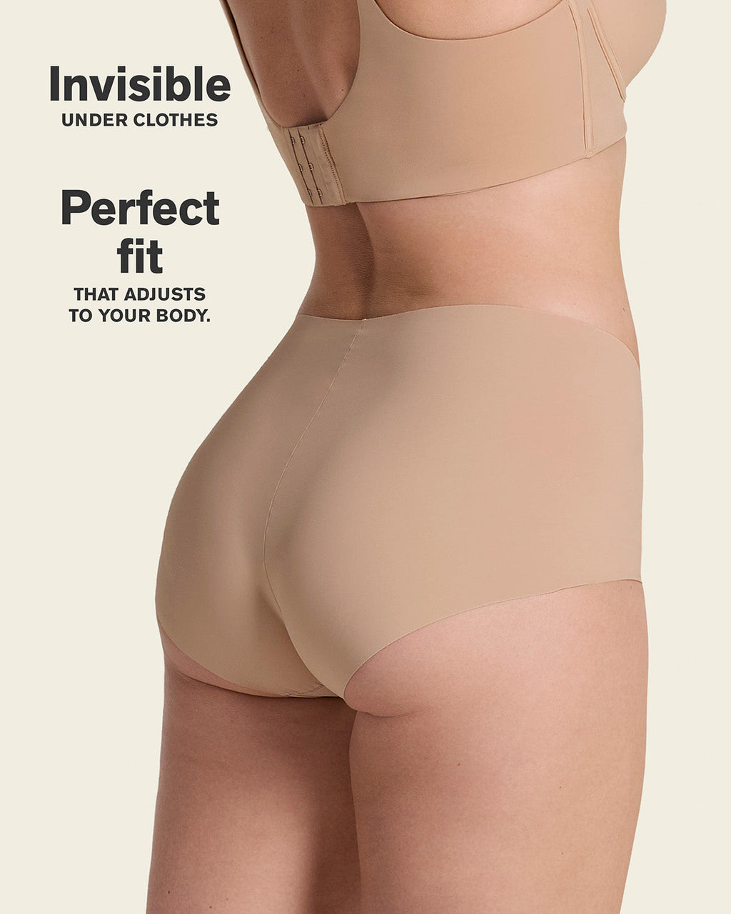 Mostly Covered Invisible Microfiber Boyshort Panty