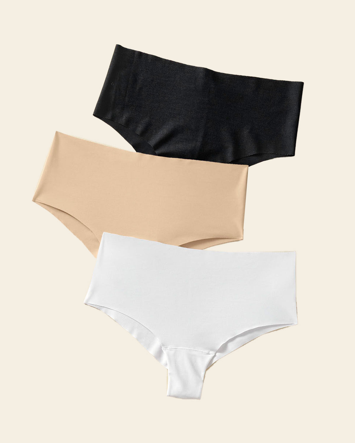 3-Pack Totally Seamless Mid-Rise Microfiber Cheeky Panties