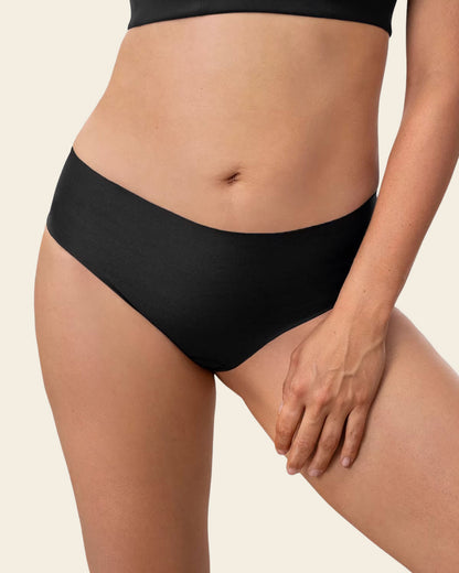 3-Pack Totally Seamless Mid-Rise Microfiber Cheeky Panties