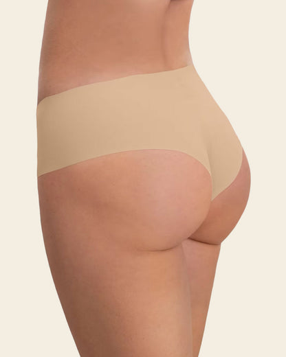 3-Pack Totally Seamless Mid-Rise Microfiber Cheeky Panties