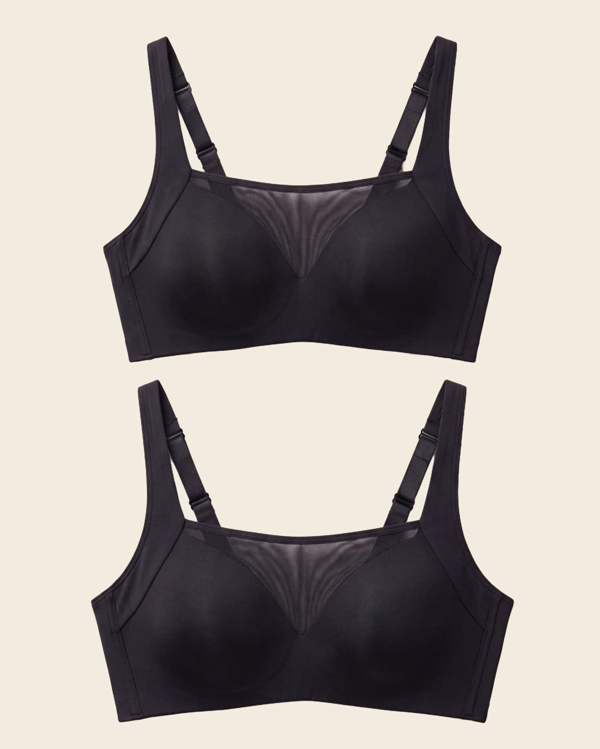 2-Pack Smart Fusion Mesh Front Contouring Bras