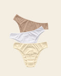 3-Pack Cotton Blend Bikini Panties