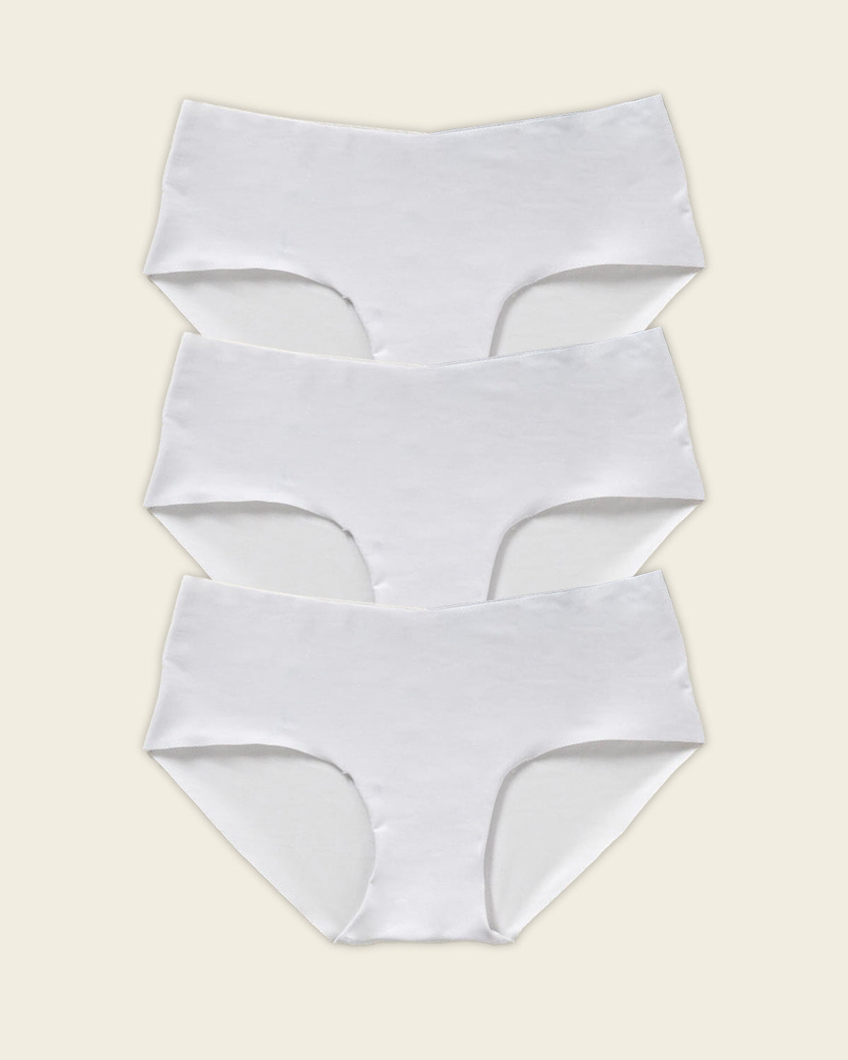 3-Pack No Ride-Up Seamless Hiphugger Panties