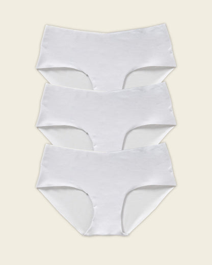3-Pack No Ride-Up Seamless Hiphugger Panties