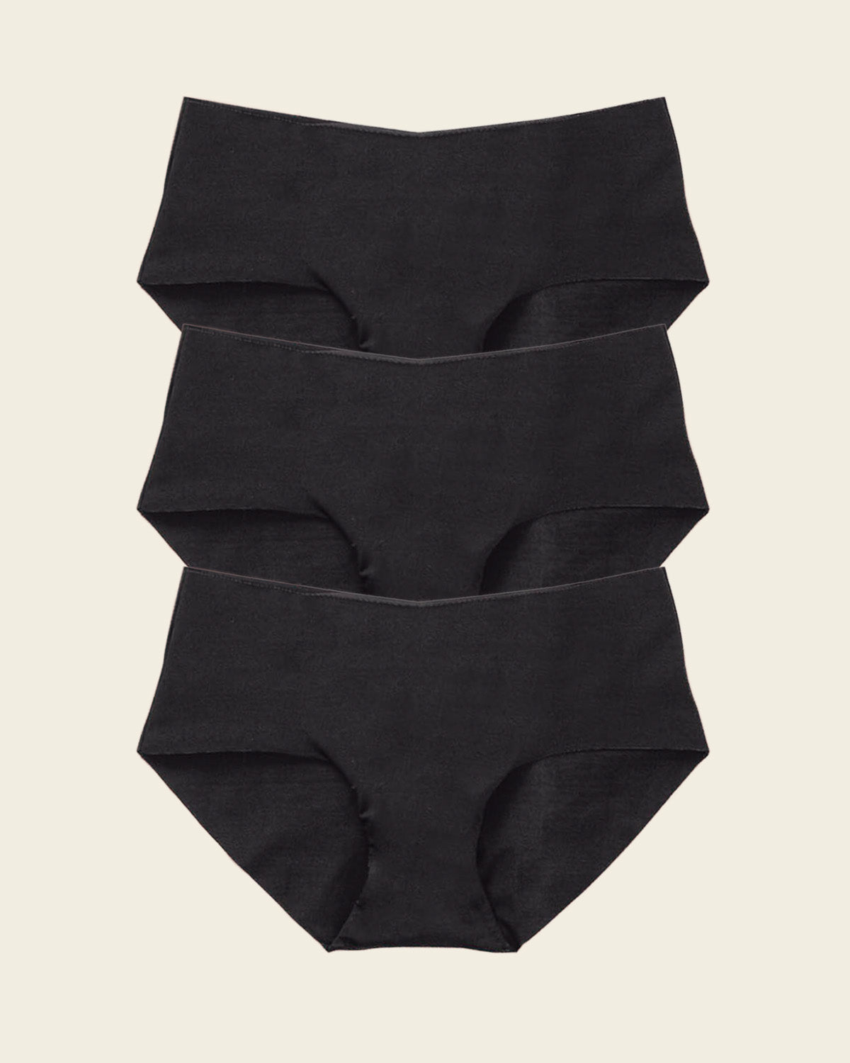 3-Pack No Ride-Up Seamless Hiphugger Panties