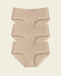 3-Pack No Ride-Up Seamless Hiphugger Panties