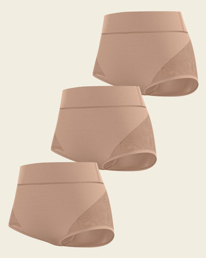 3-Pack High-Waisted Classic Sculpting Briefs