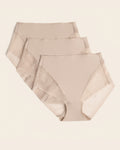 3-Pack High-Waisted Sheer Lace Shaper Panties