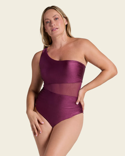 Radiant One-Shoulder One-Piece Shaping Swimsuit