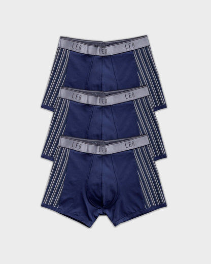 3-Pack Perfect Fit Trunks with Contrast Details