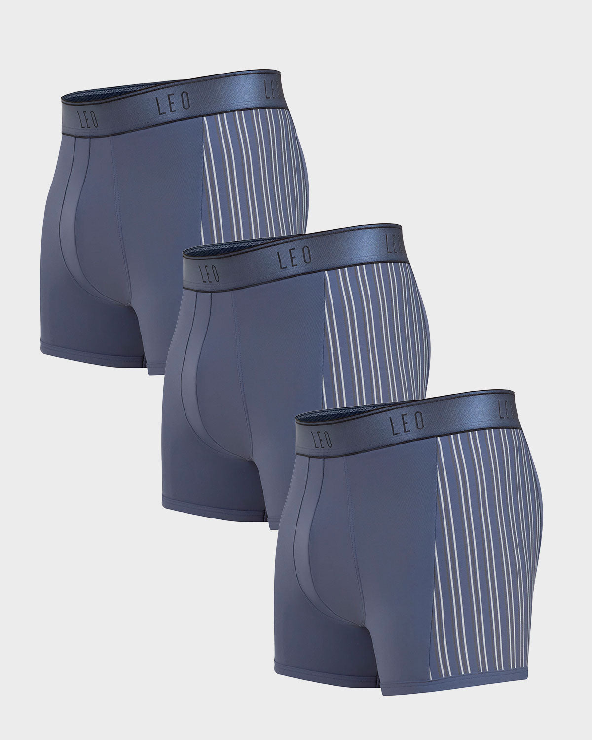 3-Pack Perfect Fit Trunks with Contrast Details