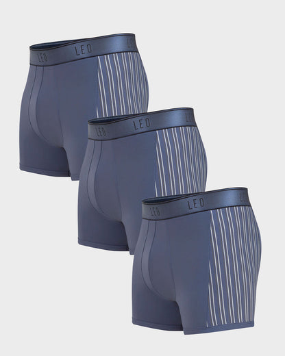 3-Pack Perfect Fit Trunks with Contrast Details