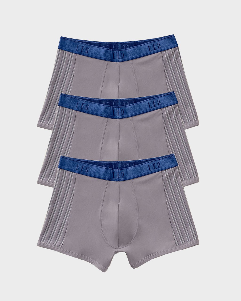 3-Pack Perfect Fit Trunks with Contrast Details