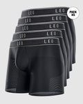 5-Pack High-Tech Mesh Boxer Briefs with Ergonomic Pouches
